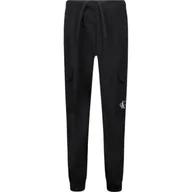 Spodnie i spodenki dla chłopców - CALVIN KLEIN JEANS Spodnie cargo | Regular Fit - miniaturka - grafika 1