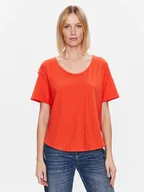 Koszulki i topy damskie - United Colors Of Benetton T-Shirt 3BVXD1033 Pomarańczowy Relaxed Fit - miniaturka - grafika 1