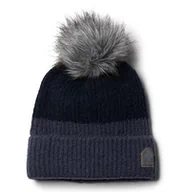 Czapki damskie - Columbia Czapka typu beanie unisex Winter Blur Pom Beanie, Aktywna nocna/ciemna aktywność w nocy, jeden rozmiar - miniaturka - grafika 1