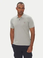Koszulki męskie - Napapijri Polo Elbas NP0A4GB4 Szary Regular Fit - miniaturka - grafika 1
