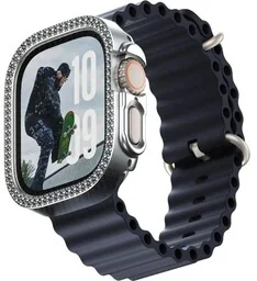 PanzerGlass Etui SAFE by Bling do Apple Watch Ultra 2 / 1 49 mm, srebrne - Akcesoria do smartwatchy - miniaturka - grafika 1