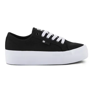 Buty DC Manual Platform W ADJS300280-BKW czarne - Buty sportowe damskie - miniaturka - grafika 1