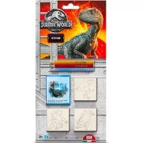Jurassic Park - pieczątki 3szt - Multiprint - Zabawki kreatywne - miniaturka - grafika 1