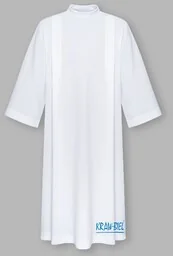 Alba liturgiczna stójka zamek na ramieniu - Szaty liturgiczne - miniaturka - grafika 1