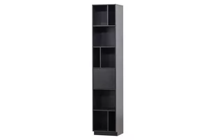 Woood Regał Finca wąski 40 cm sosna czarny 373512-Z - Regały - miniaturka - grafika 1