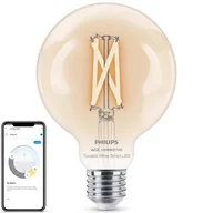 Żarówki LED - Inteligentna żarówka LED PHILIPS G125 927-65 CL 1PF 6 7W E27 Wi-Fi/Bluetooth - miniaturka - grafika 1