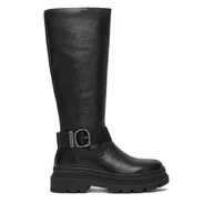 Kozaki damskie - Kozaki G-Star Raw CEO-WI45-VR-3400-01 Czarny - miniaturka - grafika 1