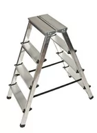 Drabiny - Drabina-taboret AWTOOLS, 4 stopnie, 125 kg - miniaturka - grafika 1