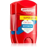 Dezodoranty i antyperspiranty męskie - Old Spice Whitewater Dezodorant dla mężczyzn 2x50 ml - miniaturka - grafika 1