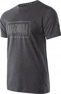 Koszulki męskie - Magnum KOSZULKA MAGNUM ESSENTIAL T-SHIRT 2.0 BLACK MELANGE S - miniaturka - grafika 1
