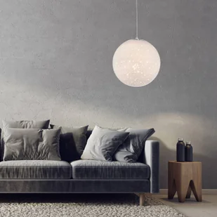 Paul Neuhaus Lampa wisząca LED Bolo szkło gwieździste niebo - Lampy sufitowe - miniaturka - grafika 2
