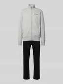 Spodnie sportowe męskie - Dres z nadrukiem z logo - miniaturka - grafika 1