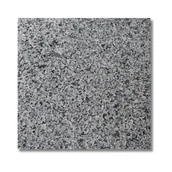 Płytki ceramiczne - Płytka granitowa Dark Grey New G654 płomieniowana 60x60x1,5 cm - miniaturka - grafika 1