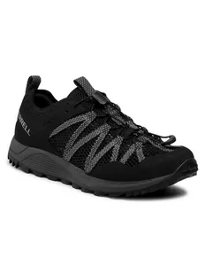 Merrell Trekkingi Wildwood Aerosport J036109 Czarny - Buty trekkingowe męskie - miniaturka - grafika 1