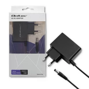 Qoltec Ładowarka Zasilacz wtyczkowy 15W | 7.5V | 2A | 5.5 2.1 1_792612 - Ładowarki do telefonów - miniaturka - grafika 2