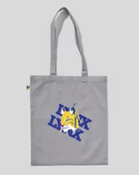 Torby i wózki na zakupy - TORBA BAWEŁNIANA NA ZAKUPY RYŚ Szary - miniaturka - grafika 1