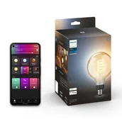Żarówki LED - Philips HUE Hue E27 7W żarówka Giant globe filament - miniaturka - grafika 1