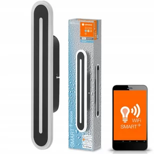 LEDVANCE SMART+ LEDVANCE SMART+ WiFi Orbis Bath Wall 40 cm czarna - Lampy ścienne - miniaturka - grafika 1