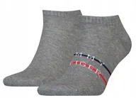 Skarpetki męskie - Tommy Hilfiger Skarpety Męskie Stopki 43-46 Popiel - miniaturka - grafika 1