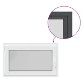 Tablice i flipcharty - vidaXL Okno piwniczne RISOR 100x70 cm uchylno-rozwierne DIN lewe - miniaturka - grafika 1