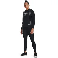 Spodnie sportowe damskie - Damskie legginsy treningowe Under Armour Branded WB Leg - czarne - UNDER ARMOUR - miniaturka - grafika 1