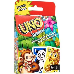 Mattel Uno Junior - Gry karciane - miniaturka - grafika 1