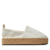 Espadryle damskie - Espadryle Calvin Klein Jeans Platform Espadrille Uc YW0YW01377 Écru - miniaturka - grafika 1