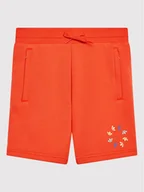 Spodenki damskie - adidas Szorty sportowe adicolor HE6834 Czerwony Regular Fit - miniaturka - grafika 1