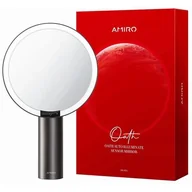 Lusterka do makijażu - AMIRO Czarne Lusterko kosmetyczne z podświetleniem LED AML009M - miniaturka - grafika 1