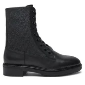 Botki damskie - Botki Calvin Klein HW0HW02194 Czarny - miniaturka - grafika 1