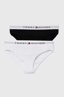 Majtki dla dzieci - Tommy Hilfiger figi dziecięce 2-pack kolor czarny - grafika 1