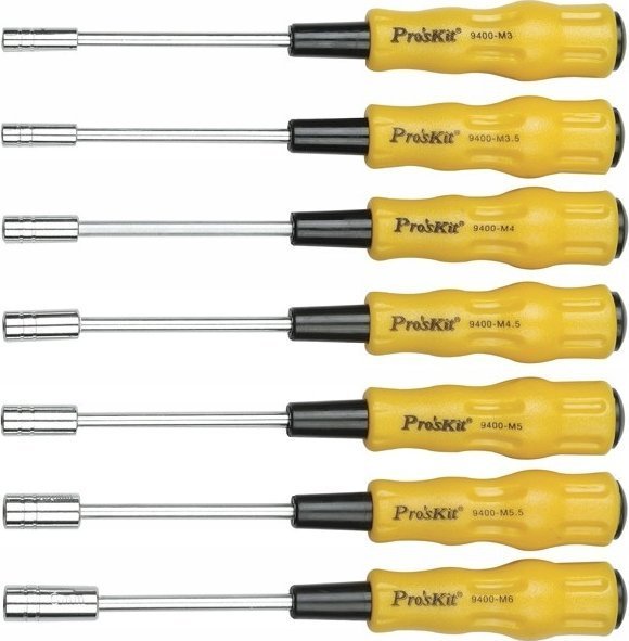 Pro'sKit Sesiabriauniu atsuktuvu rinkinys 7vnt.