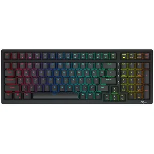Klawiatura mechaniczna Royal Kludge RK98 RGB, Red switch (czarna) - Klawiatury - miniaturka - grafika 1