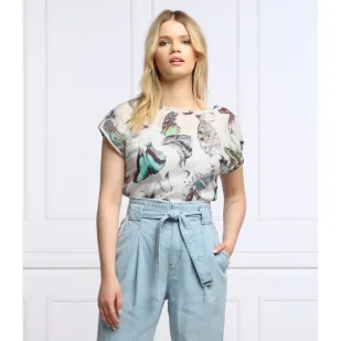 Marc Cain Bluzka | Casual fit - Bluzki damskie - miniaturka - grafika 1