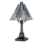 Lampy stojące - Nocna lampeczka witrażowa Alderley TF-ALDERLEY-TL-S Elstead szklana multikolor - miniaturka - grafika 1