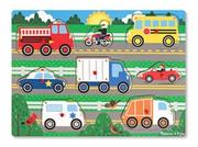 Puzzle - Melissa & Doug Puzzle drewniane Peg pojazdy 19051 Darmowy odbiór w 20 miastach! 19051 - miniaturka - grafika 1