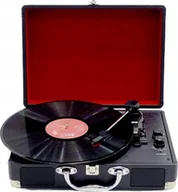 Gramofony - Pan i Pani Gadżet Vintage Czarna - miniaturka - grafika 1