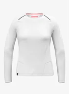 Bluzy sportowe damskie - Bluza damska Salewa Pedroc Dry Tee - white - miniaturka - grafika 1