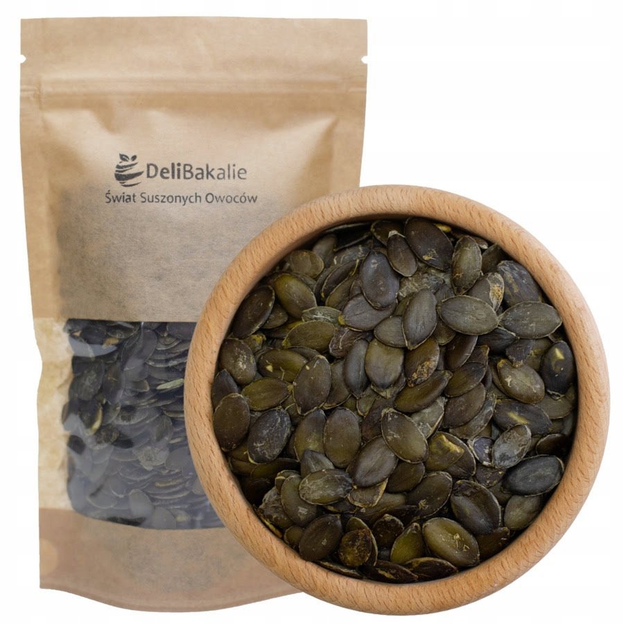 Pestki Dyni Polskie 0,5kg POLSKIE naturalne DeliBakalie
