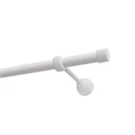 Karnisze - Karnisz DECASTYL Luna pojedynczy 160 cm Biały - miniaturka - grafika 1