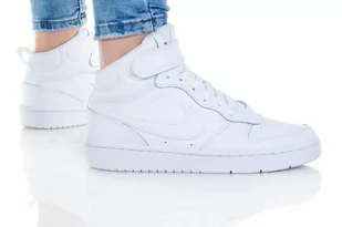 Nike, Buty dziecięce, Court Borough Mid 2 (Gs) Cd7782-100, rozmiar 35 1/2 - Buty dla dziewczynek - miniaturka - grafika 1