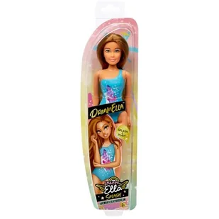 MGA Entertainment Dream Ella s Dream Ella Splash lalka - DREAMELLA - 29,2 cm lalka modowa z brązowymi włosami i turkusowym kostiumem kąpielowym z grafiką wróżki - Pobudza wyobraźnię, świetny prezent - dla dzieci w wieku 3+ 578727 - Lalki dla dziewczynek - miniaturka - grafika 1