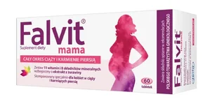 Zestaw 6 x Falvit Mama, 60 tabletek - Witaminy i minerały - miniaturka - grafika 1