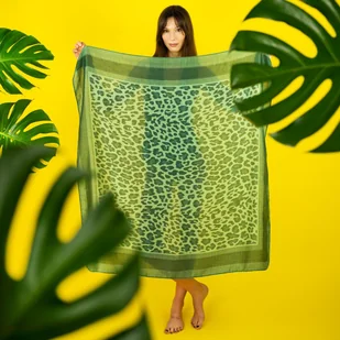 Chusta Leopard summer - Apaszki i szaliki damskie - miniaturka - grafika 4