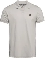 Koszulki męskie - t-shirt HORSEFEATHERS KATO POLO T-SHIRT Cement - miniaturka - grafika 1