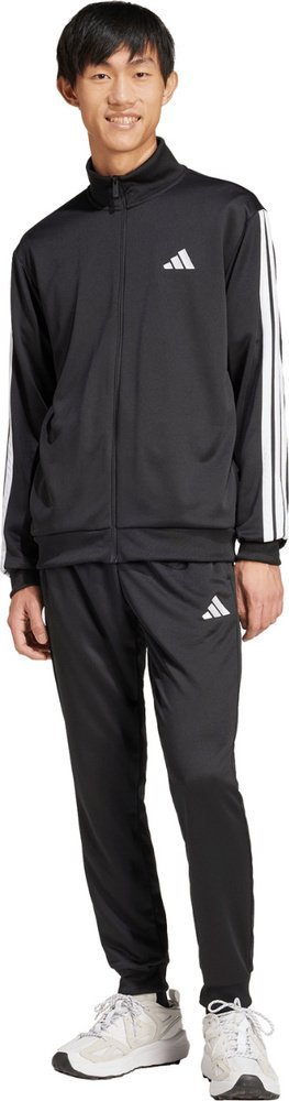 Adidas Dres męski adidas Sportswear Basic 3-Stripes French Terry czarny JC5375 2XL
