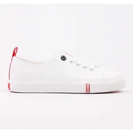 Półbuty damskie - Trampki damskie półbuty Big Star GG274005 białe - miniaturka - grafika 1