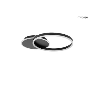 Moosee lampa sufitowa / plafon rings 2 czarna MSE1501100507 - Lampy sufitowe - miniaturka - grafika 1