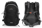 Plecaki - WYGODNY PLECAK BERGSON FLORO 28L WENTYLOWANY LEKKI CZARNY - miniaturka - grafika 1