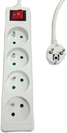 Listwy zasilające - 4-way Power Strip on/off - miniaturka - grafika 1